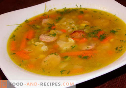 Stew soups - proven recipes. How to properly and tasty cook soup from the stew.