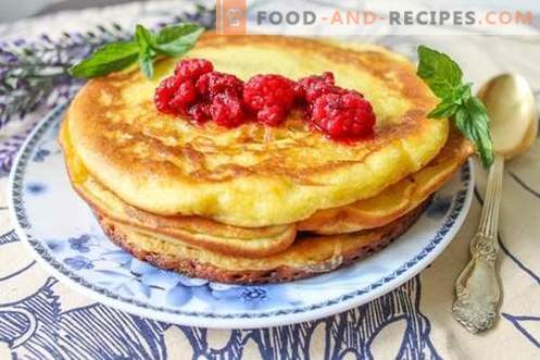 American pancakes - tasty, satisfying and very economical!