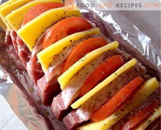 Meat in foil - the best recipes. How to properly and tasty cook meat in foil.