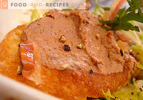 Goose pate - the best recipes. How to properly and tasty cook goose pate.