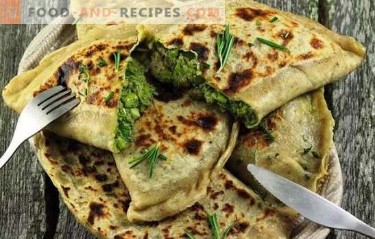 Kutaby with greens and cheese - these are pasties! Recipes and step-by-step preparation of Azerbaijani kutab with cheese and greens