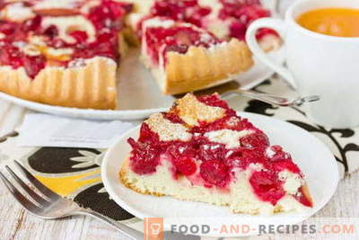 Charlotte with cherry - 5 interesting recipes. How to properly and tasty to cook various types of charlottes with cherries (including recipe without baking).