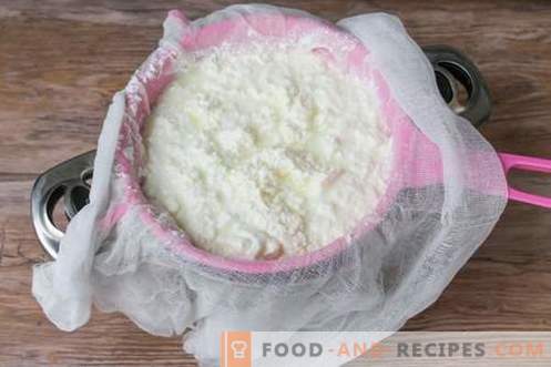Cheese or feta cheese at home. How to make homemade cheese is tasty and inexpensive.
