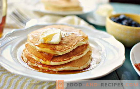 How to cook and what to serve with thick pancakes on kefir? What to cook for thick pancakes on kefir