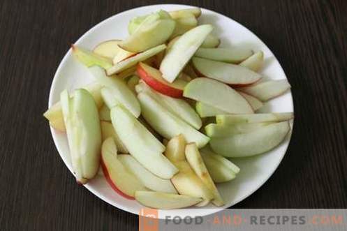 Charlotte with apples is a step-by-step recipe with photos and costing of all products. Learn all the subtleties of cooking apple sharlotka.