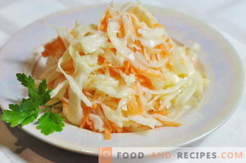 Cabbage in Korean - the best recipes. How to properly and tasty cook cabbage in Korean.