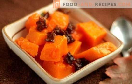 Pumpkin with prunes - a sea of ​​taste and benefits! Recipes for stewed, fried and baked pumpkin dishes with prunes