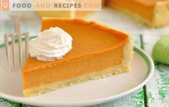 Pumpkin cake - a delicious and fragrant sunny dessert! Recipes for different pumpkin cakes: jelly, cottage cheese, biscuit