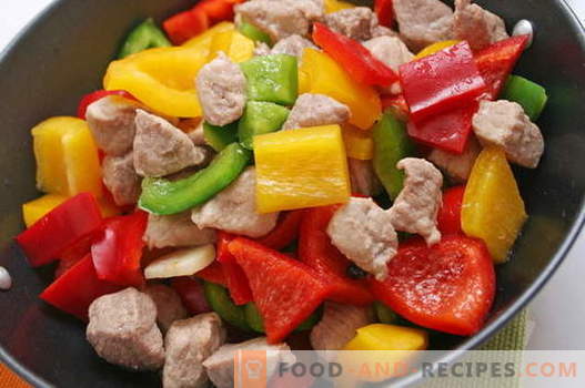 Meat with vegetables - the best recipes. How to properly and tasty cook meat with vegetables.