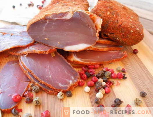 Dried meat - the best recipes. How to properly and cook jerky.
