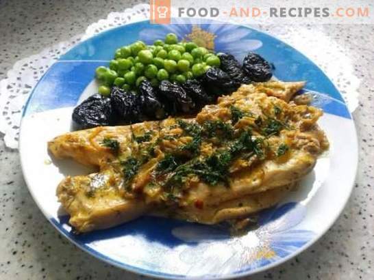 Photo-recipe for cooking meat (fillet) in cream. Awesome chicken fillet in cream sauce in 25 minutes: a step by step recipe