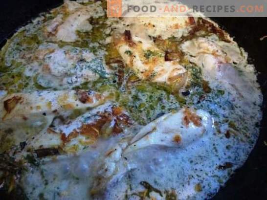 Photo-recipe for cooking meat (fillet) in cream. Awesome chicken fillet in cream sauce in 25 minutes: a step by step recipe