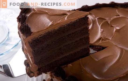 Chocolate cake with cocoa - sweet teeth will be delighted! The best recipes for chocolate cake with cocoa