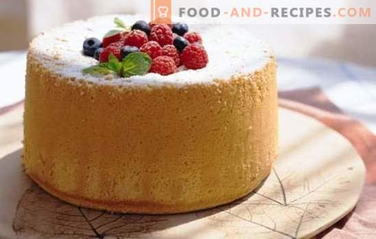 Sponge cake on eggs is a classic of the genre! Recipes for chocolate, honey and vanilla biscuits on eggs for delicious homemade desserts