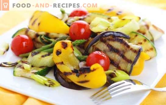 Marinade for vegetables - you give a new taste! Recipes of different marinades for vegetables on the grill, grill and in the oven
