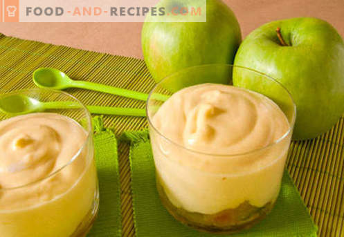Apple mousse - the best recipes. How to properly and tasty to cook apple mousse.