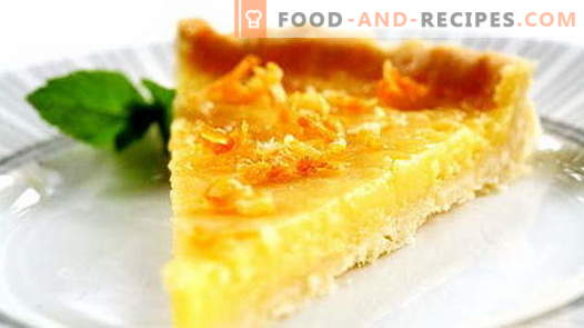 Lemon pie - the best recipes. How to properly and tasty to cook lemon pie.