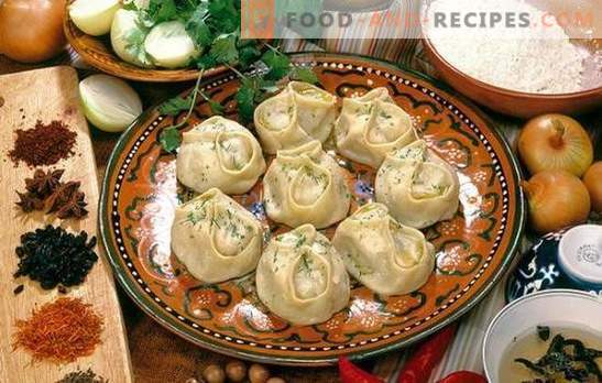 Manti with meat and potatoes - dumplings lose! How to properly wrap and cook manty with meat and potatoes: recipes