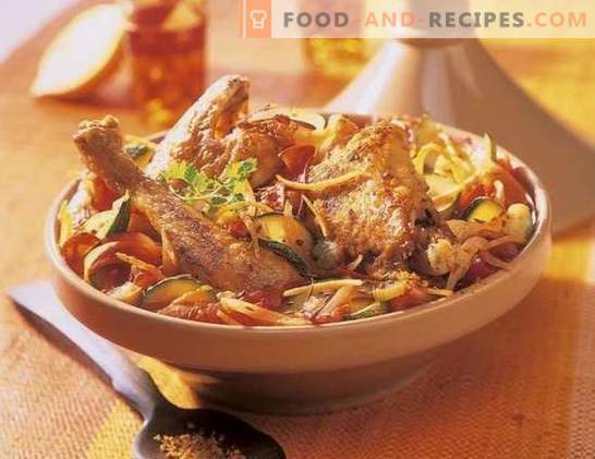 Familiarity with Moroccan cuisine: adapted recipes