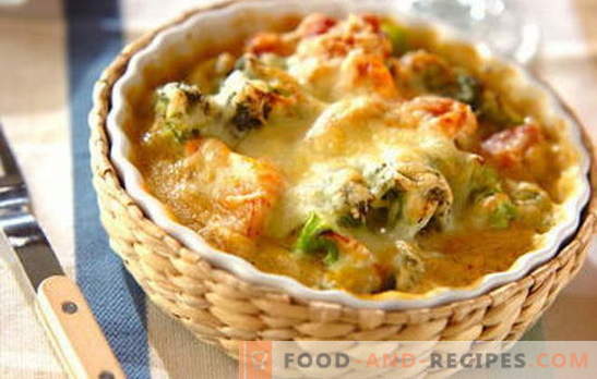 Chicken fillet casserole - a quick solution for a tasty dinner. The best recipes for tender casseroles with chicken
