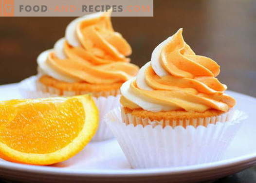 Cupcakes - how to cook them at home. 7 best recipes homemade cupcakes.