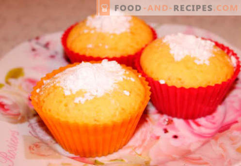 Silicone cake muffins are the best recipes. How to quickly and tasty cook muffins in silicone molds.