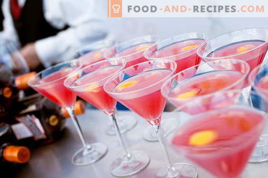 30 best recipes for alcoholic and non-alcoholic cocktails for a home party
