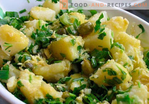 Potato salad - proven cooking recipes. How to cook potato salad.