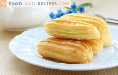 Custard eclairs: a step-by-step recipe for your favorite pastries. How to make dough and filling for eclairs with custard (step by step)
