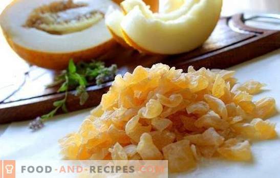 Candied melon in the home - useful chores. Homemade melted candied fruits are beautiful: unusual recipes of candied fruits
