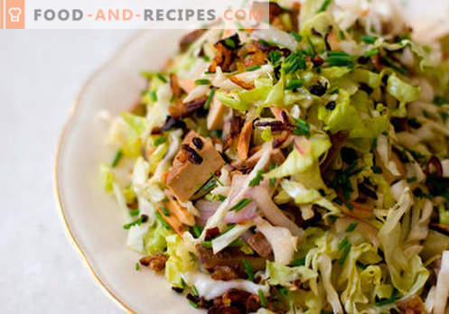 Spring salad - a selection of the best recipes. How to properly and tasty cook spring salad.