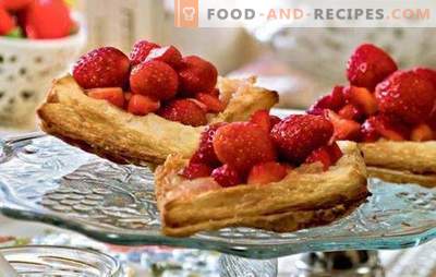 Strawberry Pies - Summer to do! Recipes pies with strawberries from yeast, puff, kefir, shortcrust dough