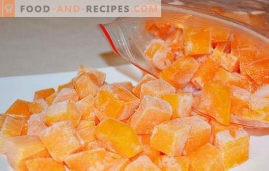 Freezing pumpkin in slices or in the form of mashed potatoes. How to freeze raw pumpkin, baked and what to prepare from it