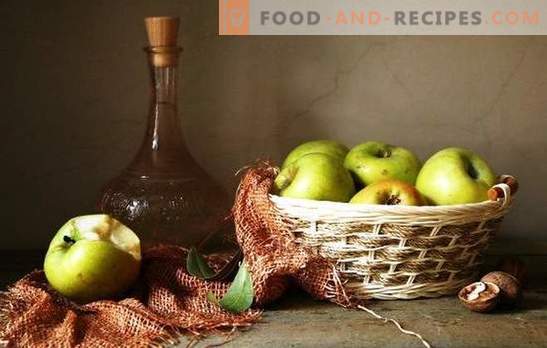 Apple season - we make a bouquet of wine from apples without pressing. Technology of homemade wine from apples without juice - the advantages and disadvantages of making wine from apple pulp