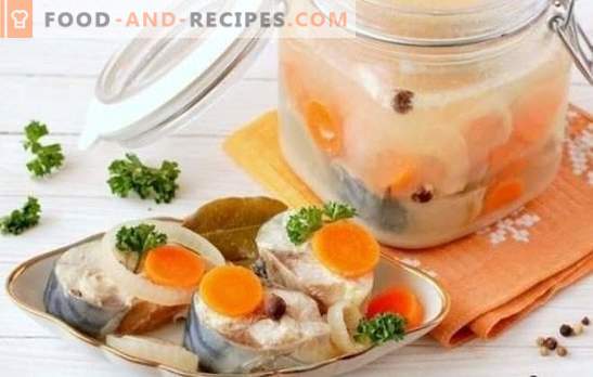 Mackerel with carrots is an incredibly tasty fish. Recipes for mackerel with carrots: in the oven, stewed, baked, marinated