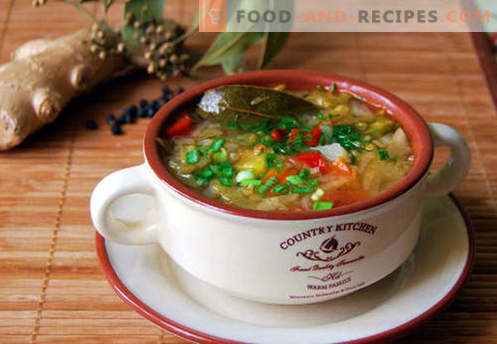 Bonn soup - proven recipes. How to properly and tasty cook Bonn Center.