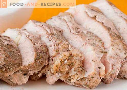 Homemade pork - the best recipes. How to properly and tasty cooked pork at home.
