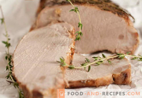 Homemade pork - the best recipes. How to properly and tasty cooked pork at home.