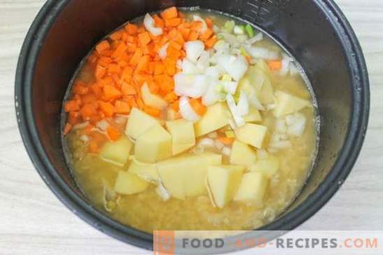 Pea soup in a slow cooker (photo): technology on guard for lunch. Photo-recipe step by step: pea soup in a slow cooker. We look!