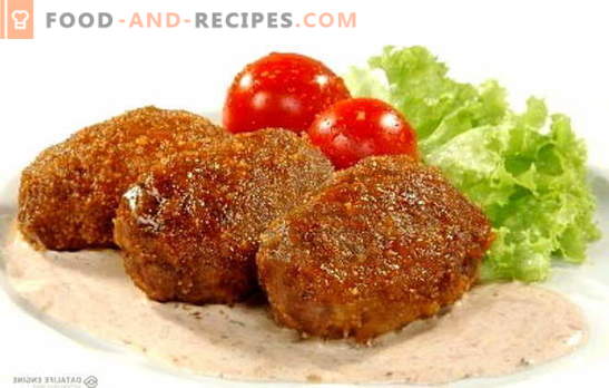 A simple recipe for delicious cutlets: a versatile main dish in world cooking. Top most popular recipes for simple tasty cutlets