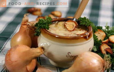 The classic onion soup is the favorite recipe of Alexandre Dumas! Recipes classic onion soups from French gourmet