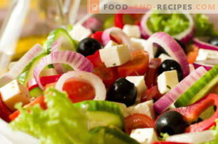 Salads with cheese - the best recipes. How to properly and tasty to prepare a salad with cheese.