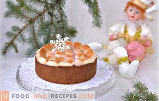 Cake with marshmallows is a delicate treat. How to bake a cake with cream or soufflé of marshmallows, how to make it without baking