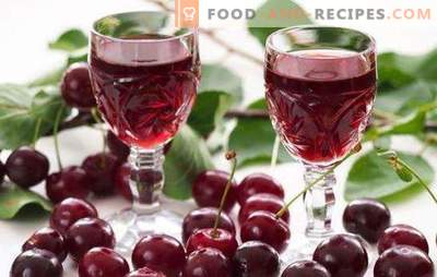 Homemade cherry liqueur on vodka is a tasty delicacy for adults. What to cook with homemade cherry tincture on vodka?