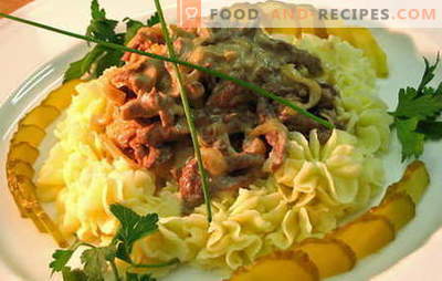 Beef stroganoff - the best recipes. How to properly and tasty cook beef stroganoff.