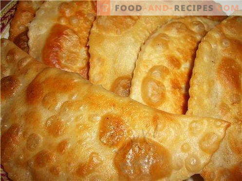 Dough for chebureks - the best recipes. How to properly and tasty cook the dough for pasties.