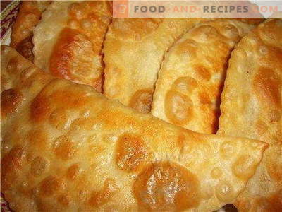 Dough for chebureks - the best recipes. How to properly and tasty cook the dough for pasties.