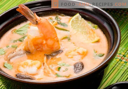 Soup Tom Yam - proven recipes. How to cook soup Tom Yam.