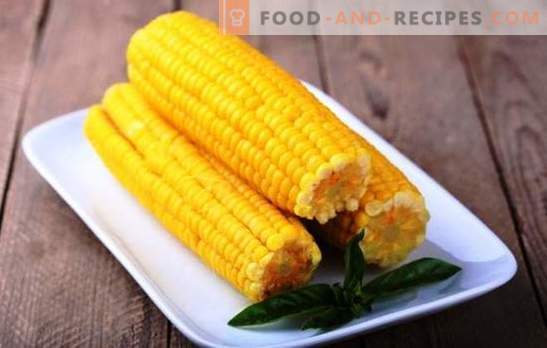 Corn in a slow cooker - easy! Corn on the cob in a multicooker: steamed, boiled, baked, in foil, with spices