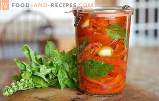 Tomatoes with vinegar for the winter: 8 of the best proven recipes. How to make a harvest of tomatoes with vinegar for the winter